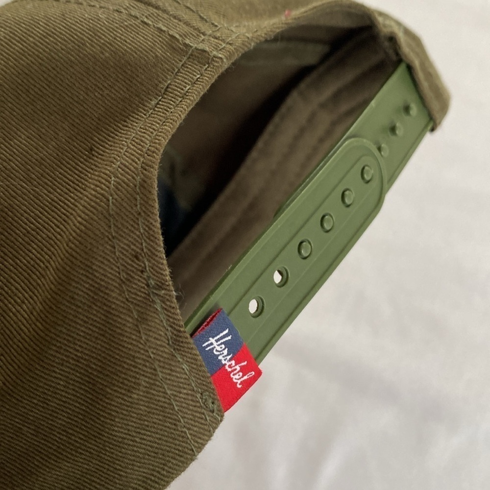 Herschel Tall Mesh Shop Cap Ivy Military Army Green 6 Panel Hat. OSFM - Picture 8 of 11